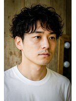 ヘアー グランジ プラス(hair Glunge Plus)&nbsp;【坂口健太郎風】シャドウパーマ