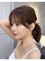 ロンドアヴァントゥス 池袋(Lond aventus)&nbsp;韓国レイヤー/韓国風/ボブ/髪質改善/黒髪/ブリーチなし〔池袋〕