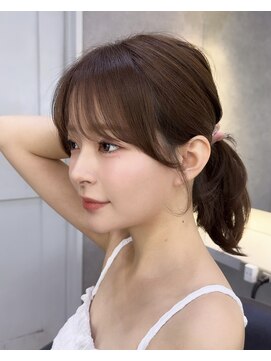 ロンドアヴァントゥス 池袋(Lond aventus) 韓国レイヤー/韓国風/ボブ/髪質改善/黒髪/ブリーチなし〔池袋〕