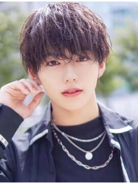 アイトーキョープラスシー 横浜(AI TOKYO+Sea) ラウンドマッシュ波巻きシャドウパーマ/波巻きスパイラルパーマ