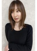 30代髪型/髪質改善/縮毛矯正/外はね/くびれレイヤー
