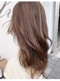 イメチェン美髪立体感◎ハイライト×コテ巻風パーマ