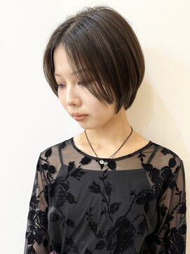 モリオ フロム ロンドン 成増店 【morio成増/玉井】丸みショート ダークカラー