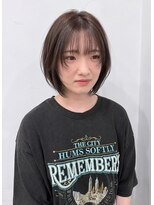 サラ 山口店(SARA)&nbsp;シースルーバング×顔まわりレイヤーボブ