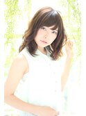 [K-two銀座]ナチュラルMバングミディアム～Mバングで絶対小顔～