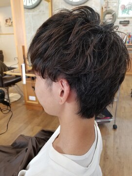 ルークス 中央林間(LOOOKS) マッシュベースのふんわりパーマメンズ
