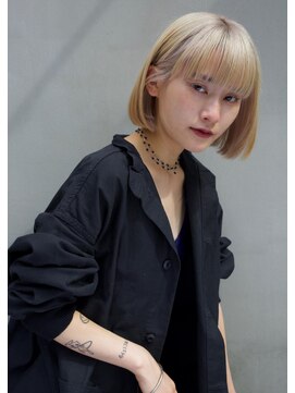 デコ(DECO) 【DECO・呉 等至】ペールパープル☆インナーカラー ボブ