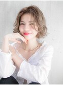 ゆるふわハイトーンボブ