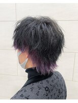 シュール ヘア プロデュース(SUR HAIR PRODUCE) 神戸/マッシュウルフ/ツーブロック/インナーカラー/裾カラー