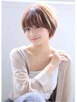 リーフ 王寺店(LEAF≠)&nbsp;大人かわいい丸みショートボブ　ワンカールショートパーマ