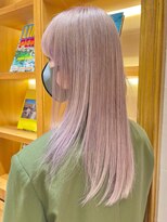 マックス フォー ヘアー(MAX FOR HAIR) 【デザインカラー】綺麗な艶ロング×ハイトーンカラー◎