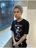 吉祥寺　メンズハイトーン　ブリーチカラー　スパイキーショート