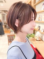 ルエ(rue)&nbsp;大人可愛い20代30代40代小顔ウルフレイヤーボブ丸みショートボブ