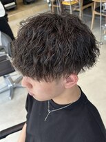 フィフス 天神大名(fifth) ツイストスパイラルパーママッシュメンズパーマ波巻きパーマ束感