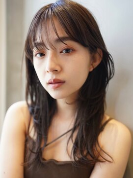 ニコ トウキョウ ヨコハマ(nico) 顔まわりレイヤー/切りっぱなし/ミディアム/韓国風