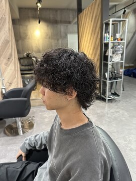 ビカムメンズヘアー 栄店(become men's hair) 波巻きプードルウルフ