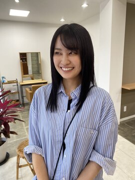 シンス(Since) 暖色系でトーンダウン/地毛風カラー/夏目寧々