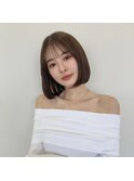 顔周りレイヤー韓国ボプタッセルボブ タンバルモリ