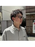 【Oojirou】長めスパイキーショート/メンズパーマ/メンズカット