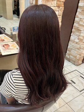 アルターリアン(aL ter LieN) 【ボルドーカラー】こなれミディ/ウェーブパーマ/千葉 林