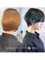 アンダーバーホワイト(_WHITE)&nbsp;大人可愛い20代30代40代50代耳かけショート丸みショート