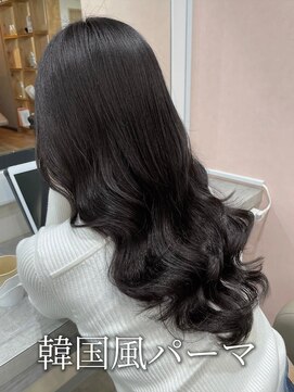 アミー 銀座(Ammy) 【コテはもう使わない】コテ巻き風パーマ/韓国風パーマ