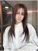 ミニウルフレイヤーカット顔周りカット前髪カット韓国ボブ/千葉