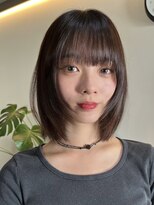 ナループロア ルームー(Nalu pu loa ROOMOO)&nbsp;ボブ/顔まわりレイヤー/レイヤーカット