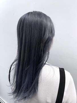 ココ 本八幡(KOKO) 黒髪クラゲヘアーオリーブグレー小顔ココアベージュロングヘア