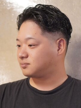 ノーエン(noen) ビジネスショートメンズマッシュツイストパーマツーブロック