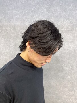 メンズサロン キング 梅田店(Men’s salon K!ng) 波巻きツイストスパイラルパーマ/フェザーパーマ/眉毛/メンズ