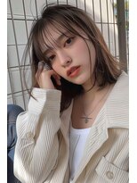 ラナ 新宿(lana)&nbsp;こなれミディアム/レイヤーカット/前髪/【lana hair 新宿】