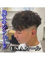 ルースト 心斎橋店(ROOST)&nbsp;スキンフェード/U.S.A.カール