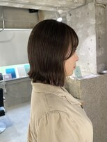 ラック(LUCK)&nbsp;船橋/くすみベージュ/細めハイライト