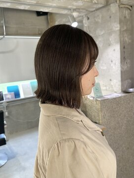 ラック(LUCK) 船橋/くすみベージュ/細めハイライト