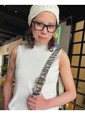 ほぐし三つ編みターバン♪
