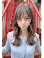 リークフー(Ree cu fuu)&nbsp;くびれヘア　ミルクティーベージュ　アッシュベージュ　春カラー