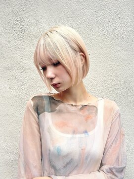 ミエルヘアーエスト 新宿店(mielhair est) ハイトーンボブ☆似合わせカット　【新宿】