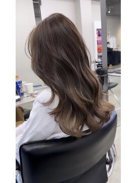 ジルブラン(JIL BLAN) ハイライトバレイヤージュダブルカラー20代30代40代グレージュ