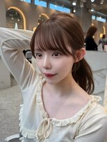 シーシンジュク 新宿南口(Sea shinjuku)&nbsp;大人ガーリー×ダークアッシュ[似合わせカット/ミディアム]