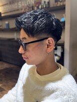 エクファフォーメン(EX-FA FOR MEN)&nbsp;MEN’S HAIR/ブルーブラック/フェザーパーマ/瀬田