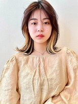 アッド バイ ケーツー(add by K-two)&nbsp;ミディアムレイヤー/インナーカラーベージュ