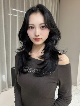 ボタン テンジン(VOTAN tenjin) [votanふうか]ハイレイヤー/ブルーブラック/顔周り/天神韓国ヘア