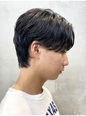 調布メンズパーマフェザーパーマシャドウパーマセンターパート