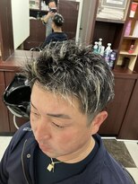 エン フェイバリット ヘアー(en favorite hai)&nbsp;爽やかメンズ/スパイキーショート×メッシュ/メンズスタイル