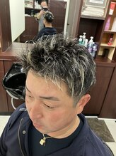 エン フェイバリット ヘアー(en favorite hai)&nbsp;爽やかメンズ/スパイキーショート×メッシュ/メンズスタイル