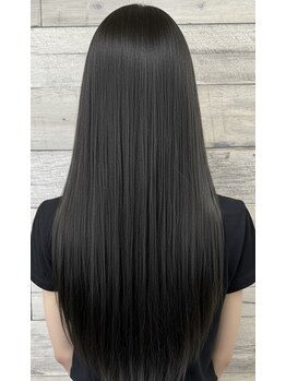 ルクレ(Le Cre)の写真/本当に"傷まない縮毛矯正”で髪質改善！毛先まで潤うストレートで毎朝乾かすだけでセット完了♪