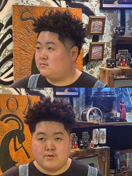 マーリィズバーバー 本店(MARLEY'S BAR BER) スパイキーアフロ/ 本厚木/海老名/伊勢原/相模原/座間