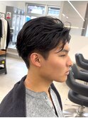 メンズカットフェザーパーマニュアンスパーマ眉毛カット札幌大通