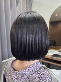 縮毛矯正×収まるボブ